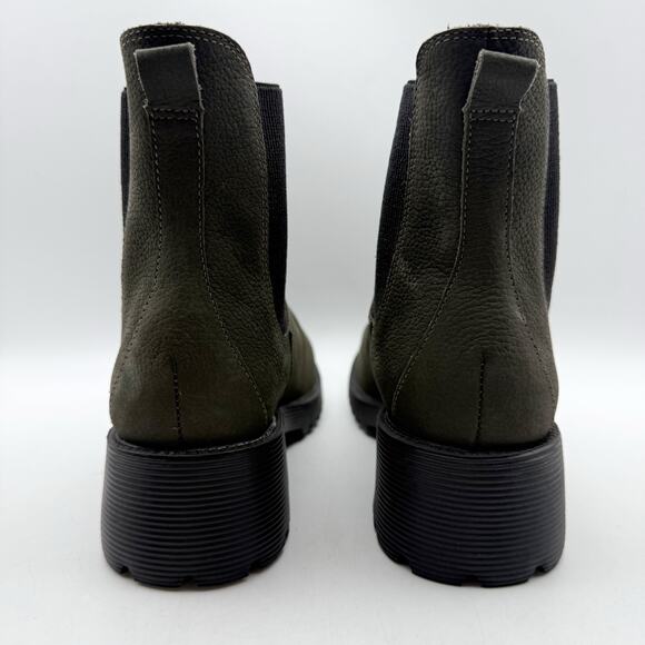 Marc Joseph New York Womens Columbia ST Ankle Booties US 6 Green Leather NWOB - Picture 9 of 13